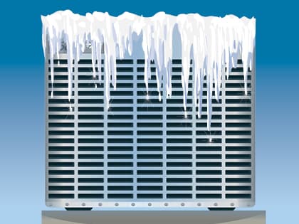 Air Conditioner Freezing Up at Night