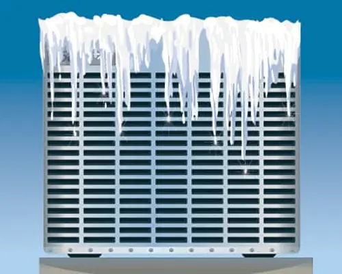 frozen ac unit